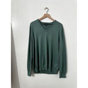 Brooks Brothers Men’s Green Sweater XL 100% Supima Cotton Pullover